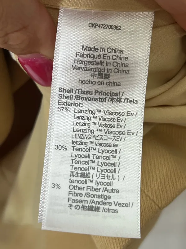 Madewell XS Camel Tan Double Breasted Blazer Preppy Heritage Academia Classic - Image 6