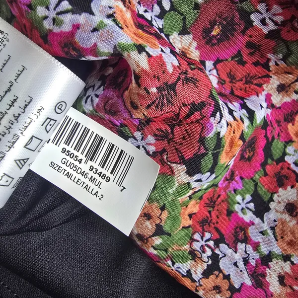BCBGeneration NWT Floral‎ Babydoll Mini Dress Square Neck Puff Sleeve Size 2 - Image 7