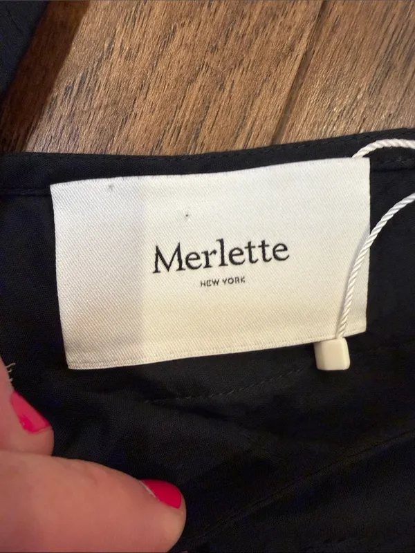 Merlette Senda Top in Black Medium NWT - C30-136 - Image 2