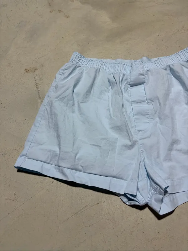 Skims Light Blue boxer Shorts small - Image 2