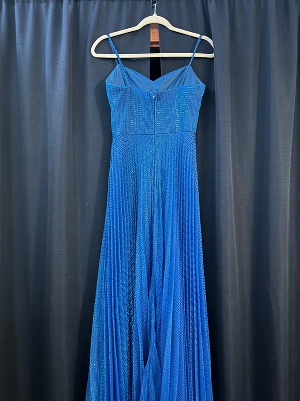 B Darlin Blue prom dress - Image 2
