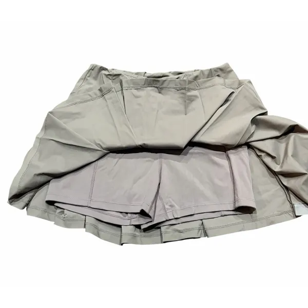 Gold Hinge Pleated Tennis Pickleball Skirt Skort Athleisure Gray Size Small - Image 7