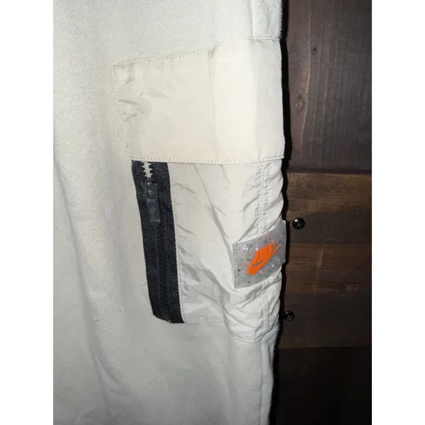 Nike Sportswear Women's XS Cargo Workout Beige‎ Tan Pants Sweatpants - Image 2