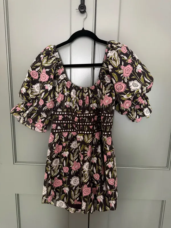 SAYLOR ALLEGRA FLORAL BOCK ROMPE - Image 4