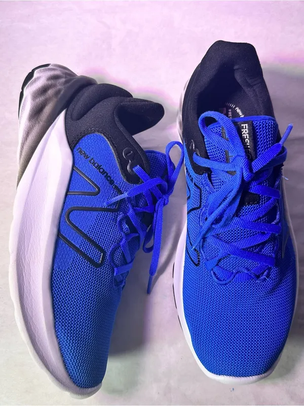 New Balance Blue and Black Athletic Sneakers - Image 5