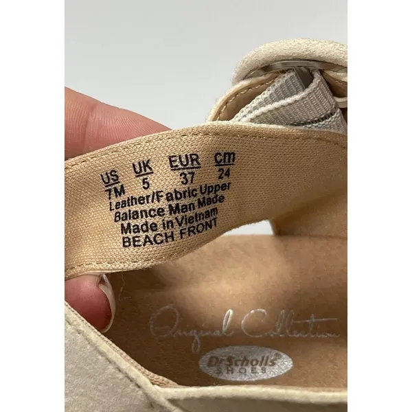 Dr. Scholl's Original Collection Beach Front Heel Sandals Women's Size 7 M - Image 9