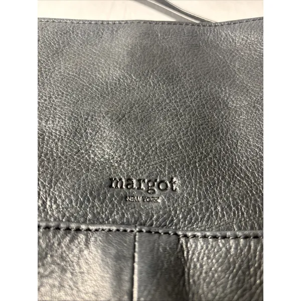 Margot Soft Black Genuine Leather Handbag Crossbody Purse Adjustable Strap - Image 2