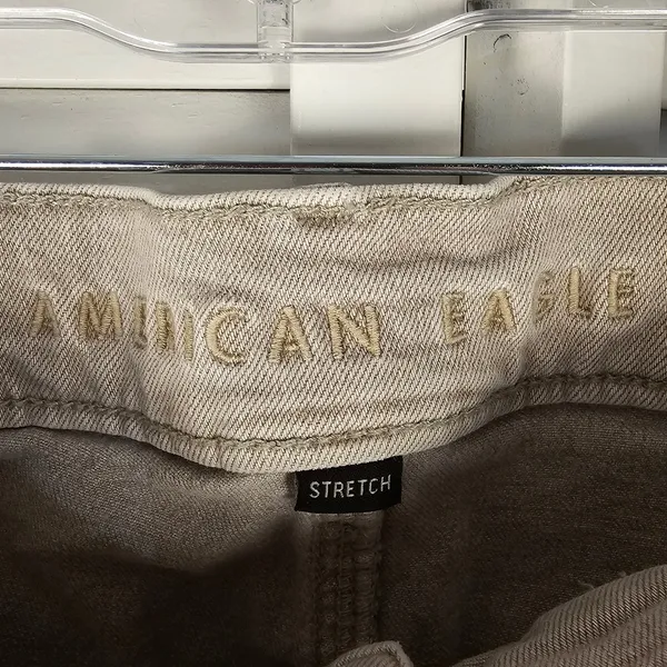 American Eagle Womens Gray Wide Leg‎ Stretch Jeans 16 - Image 5