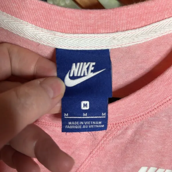 Nike Pink Just Do It Short Sleeve Tee Women’s Athletic Top Size Medium - Image 2