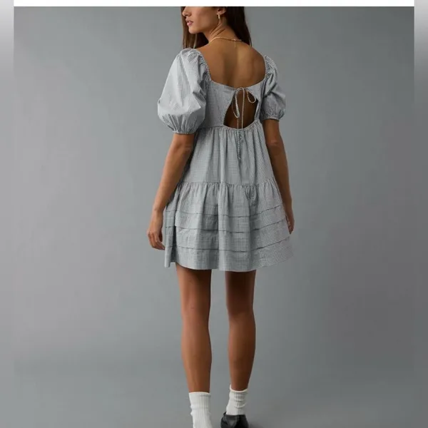 American Eagle Baby Doll Mini Dress Medium NWT - Image 3