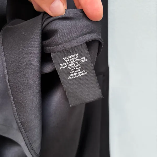 Alice + Olivia Myrtle Trumpet Sleeve Black Silk Blouse XS - Image 11
