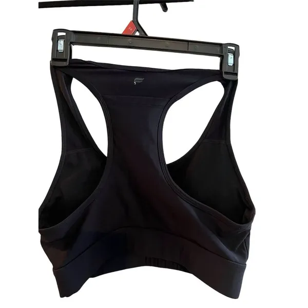 Black Racerback Sports Bra Size 34 High-Impact Support Wireless Activewe… - Image 3