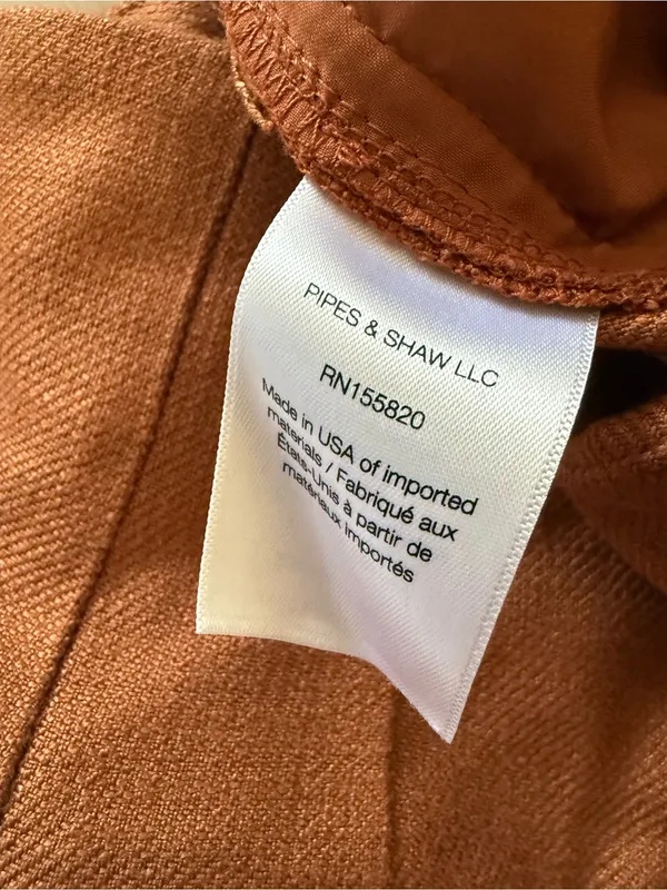 Veronica Beard Gables Short Golden Brown Shorts Pumpkin Orange Size 10 - Image 9