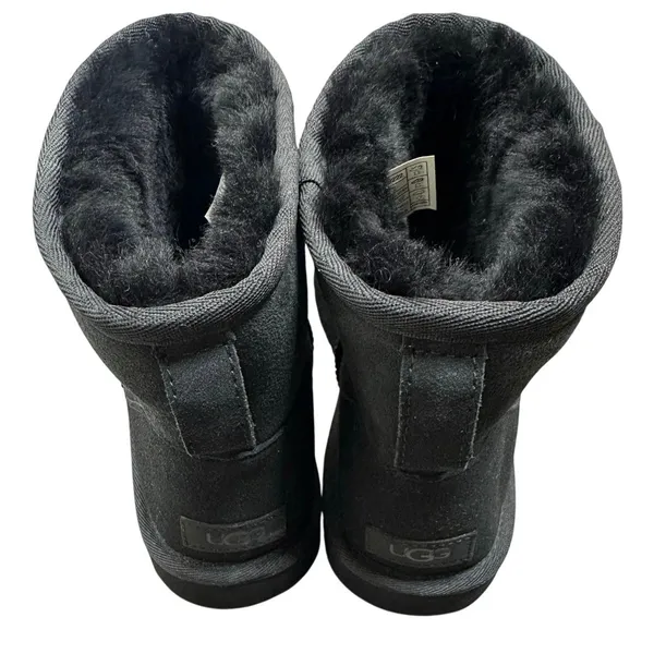 NEW Ugg Classic Mini II Boots Women's Black Size 10 - Image 6