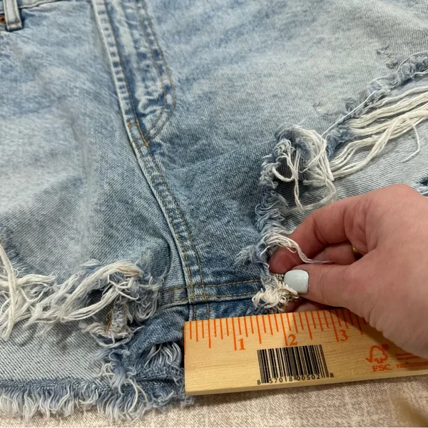 Zara Light Blue‎ Jean Shorts 8 - Image 7