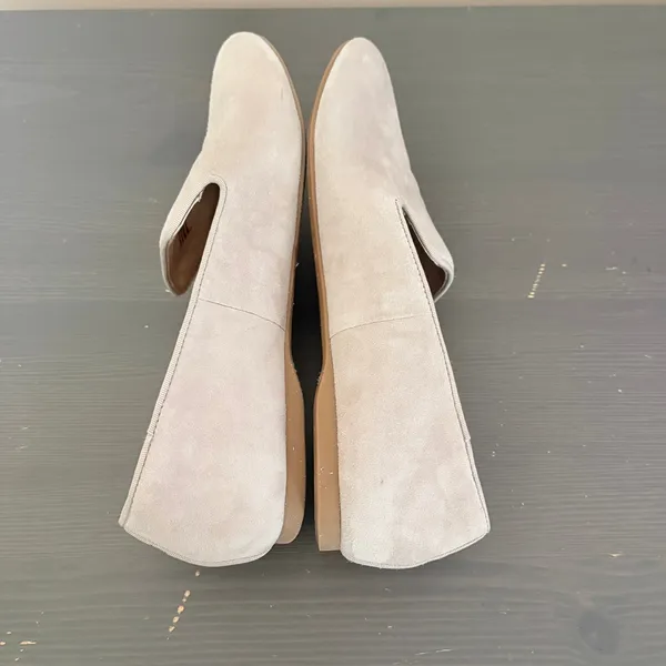 Birdies Loafers The Starling 8 Latte Suede Smoking Slipper Comfort Flats - Image 7