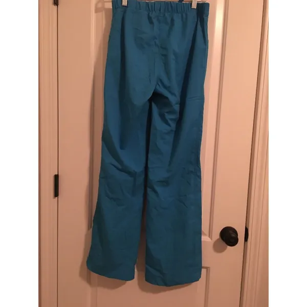 NRG by Barco Women's Scrub Uniform Pants Nurse Medical Size XS Turquoise Blue - Image 6