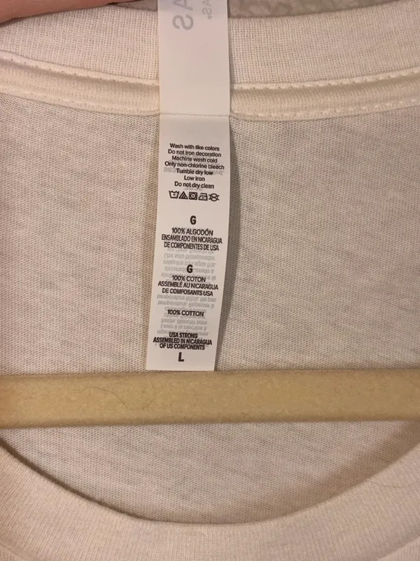 I Don’t Knome Tee White Size L - Image 5