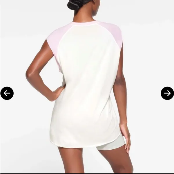SKIMS‎ Boyfriend Raglan Muscle Tank Top size XS - Image 4