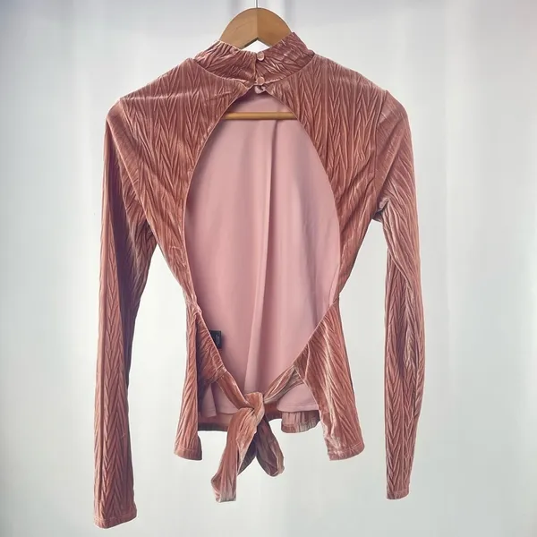 NWT Michael Costello x REVOLVE Piera‎ Top in Mauve Size Medium - Image 7