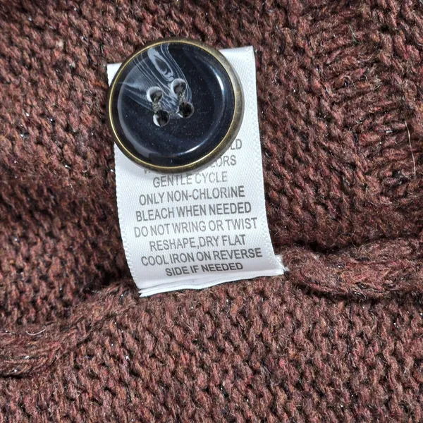 Fortune & Ivy‎ Metallic Button Detail Shawl Collar Sweater Cardigan Brown M - Image 6