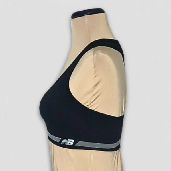 New Balance Black Racerback Sports Bra Size Small - Image 3