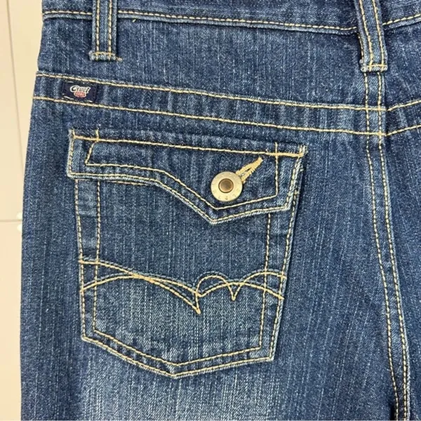 Y2K Cruel Girl Juniors 14R Bootcut Jeans Blue Western Cowgirl 100% Cotton Ranch - Image 6