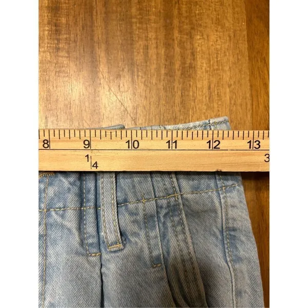Garage Women's Juniors Size 00 Blue Straight Leg Medium Wash Denim Jeans - Image 5