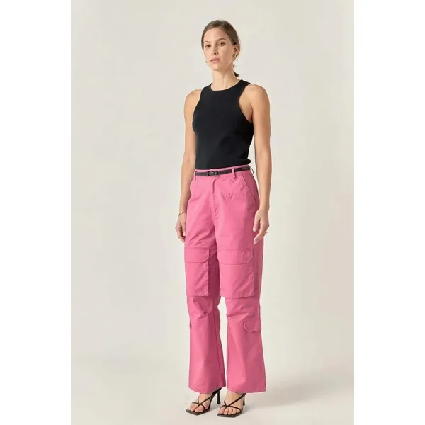 English factory high rise wide leg cargo pants Size‎ Small - Image 5