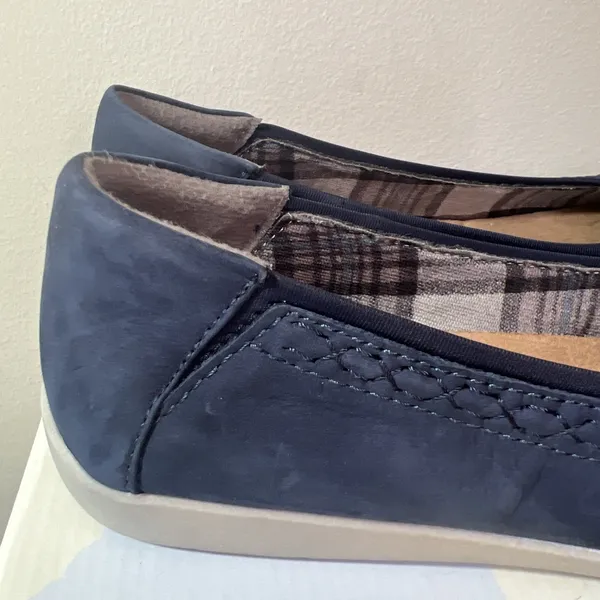 Earth Origins Fable Ballet Flats Women's 11‎ Blueberry Nubuck Comfort Shoes NIB - Image 15