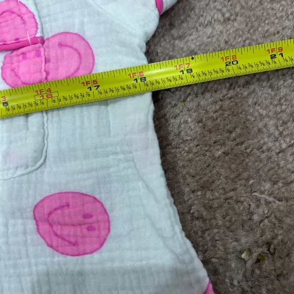 Sassy Shortcake Smiley Dreams Pink Preppy Cotton Pajama Set size medium - Image 8