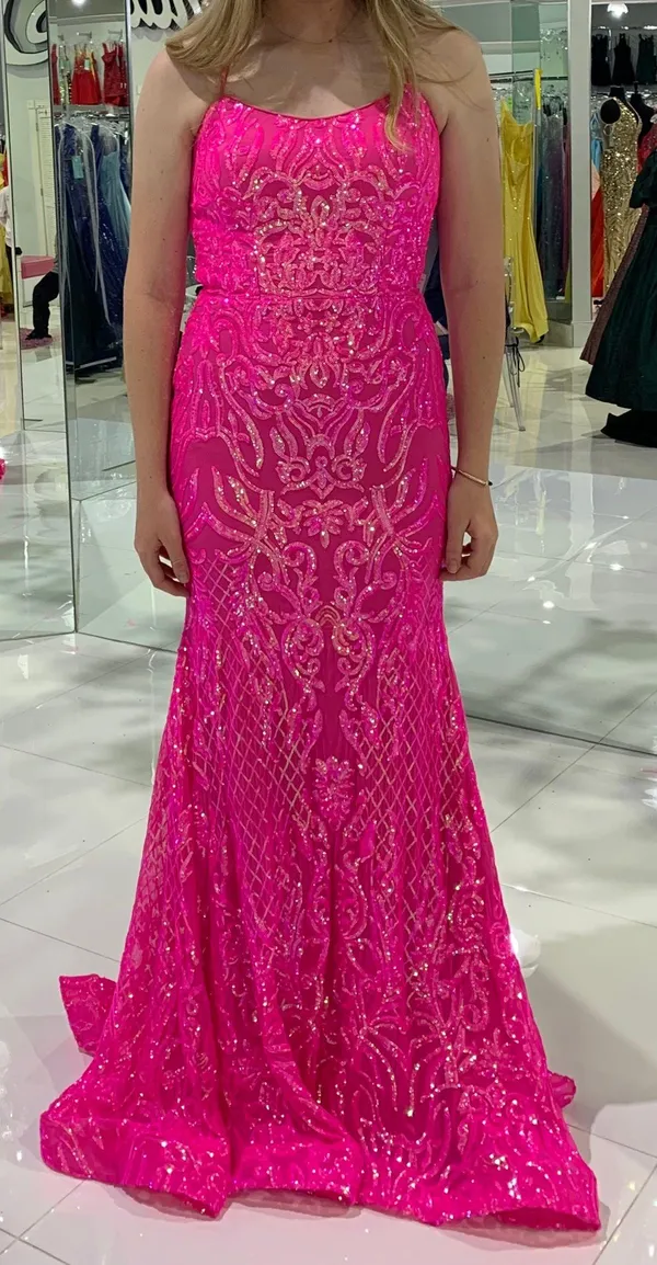 Pink Formal Dress Size 6 - Image 2