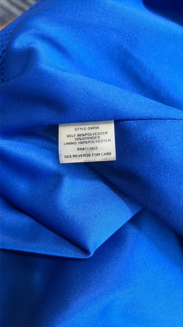 Sugar & L!ps Blue Midi Dress - Image 10