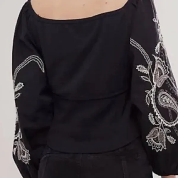 Free People Layla Off The Shoulder top. Size small - Image 3