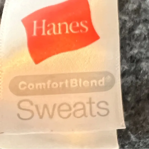 Hanes Comfort Blend Sweats Size XX-Large Gray Fleece Wide Leg Pants - Image 3