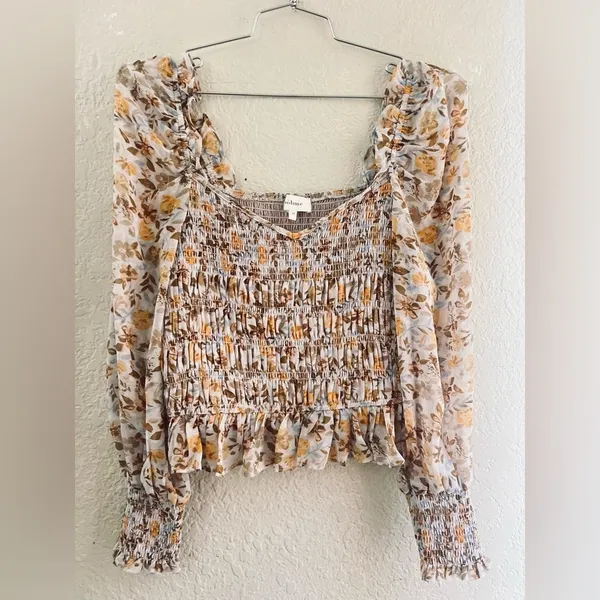 Bohme romantic, vintage-inspired blouse with a soft, women’s sz medium - Image 10