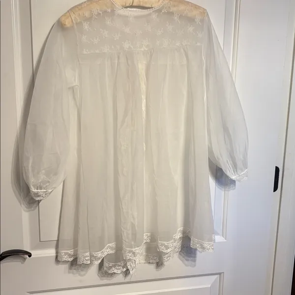 VTG Formfit Rogers Sheer White Lace Lingerie Bridal Whimsical. - Image 7