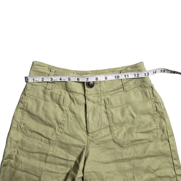 Anthropologie Maeve The‎ Colette Longline Linen Blend Shorts Size: 25 - Image 7