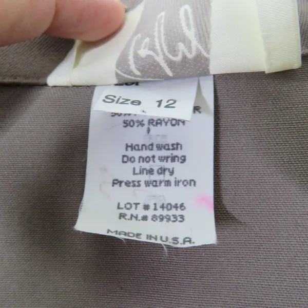 Topy 1990s VIntage Taupe Tan Blazer Jacket Neutral Oversized Large - Image 6