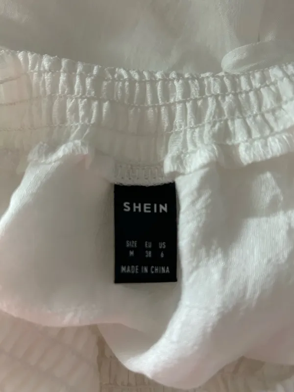 Shein White Ruffled Skirt - Image 3