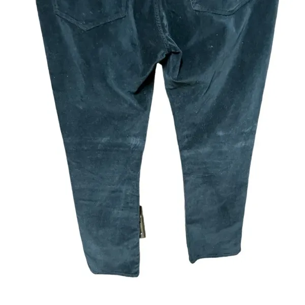 3x1 Higher Ground Jeans Pants Slim Straight Cropped Velvet Black Size 29‎ - Image 9