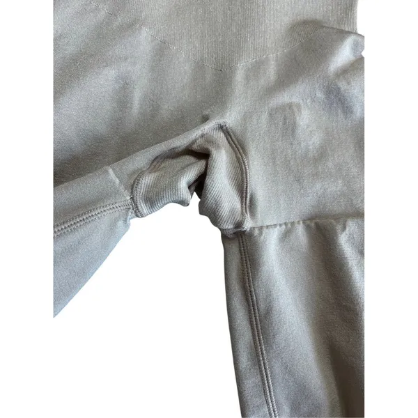 Spanx Size M Sara Blakey Mid Thigh High Waisted Bodysuit Nude - Image 3