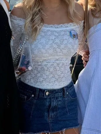 These Three Boutique white place long sleeve  - Image 2