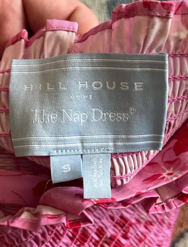 Hill House The Seraphina Midi Nap Dress in Pink Sweet Peas - Image 3