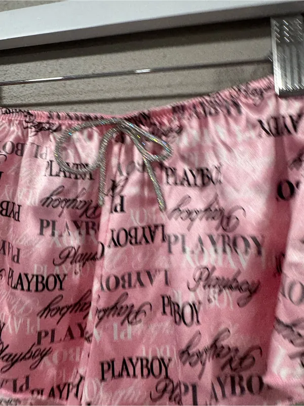 NWT Playboy Satin Babydoll Tank & Shortie Pajama Set - Image 10