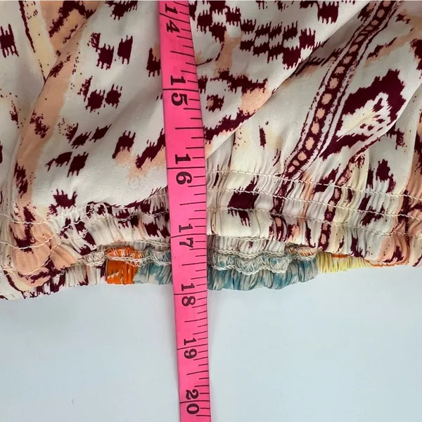 NWT Free People Tied To You Print Surplice Tank in Tropical Combo‎ Boho Summer - Image 8