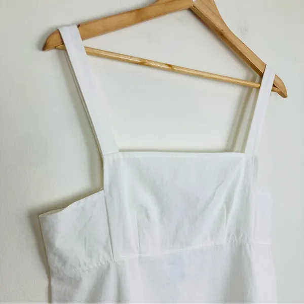 Urban Outfitters NWT apron style white cotton tank top. Size medium. - Image 3