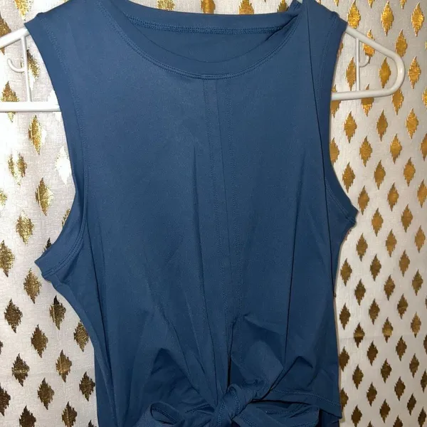 Blue dress tie front size M - Image 2