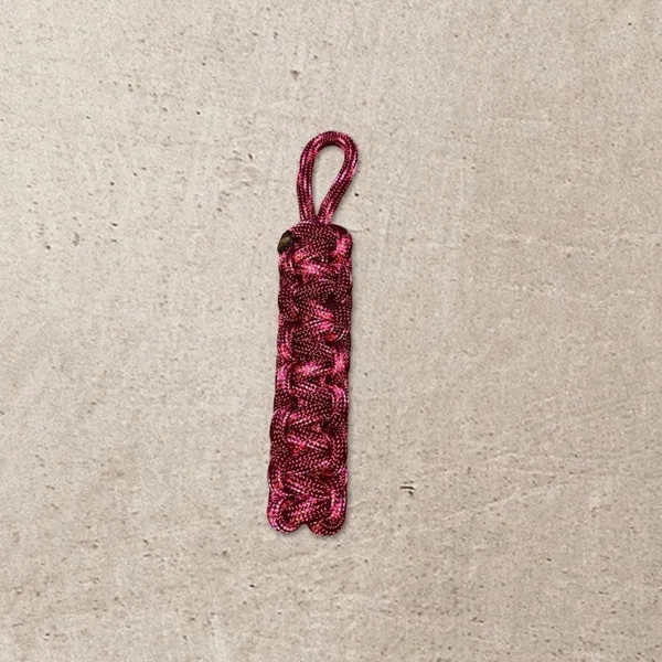 Paracord Keychain Bright Pink NEW Hiking Sporty Handmade USA - Image 6