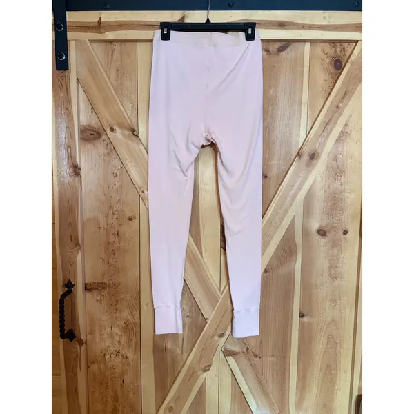 NWT SKIMS Logo Pointelle Legging Quartz Pink Size Large Viral Sold Out Cotton - Image 2